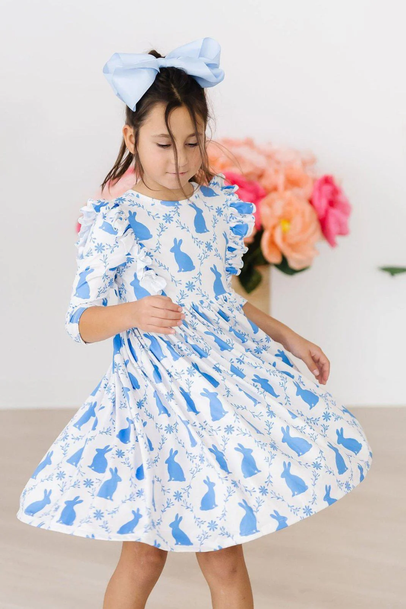 Hop til You Drop Ruffle Twirl Dress