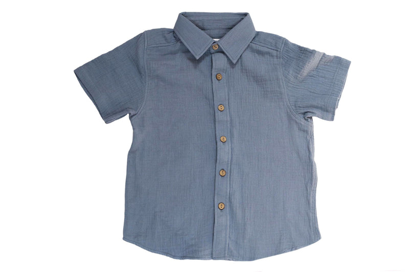 Dusty Blue Button Down