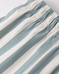 Green Stripe Swim Trunk