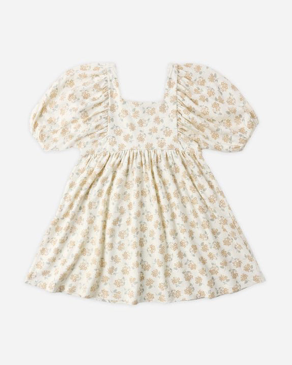 Floral dress on a white background