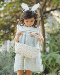 Eucalyptus Check Daisy Dress