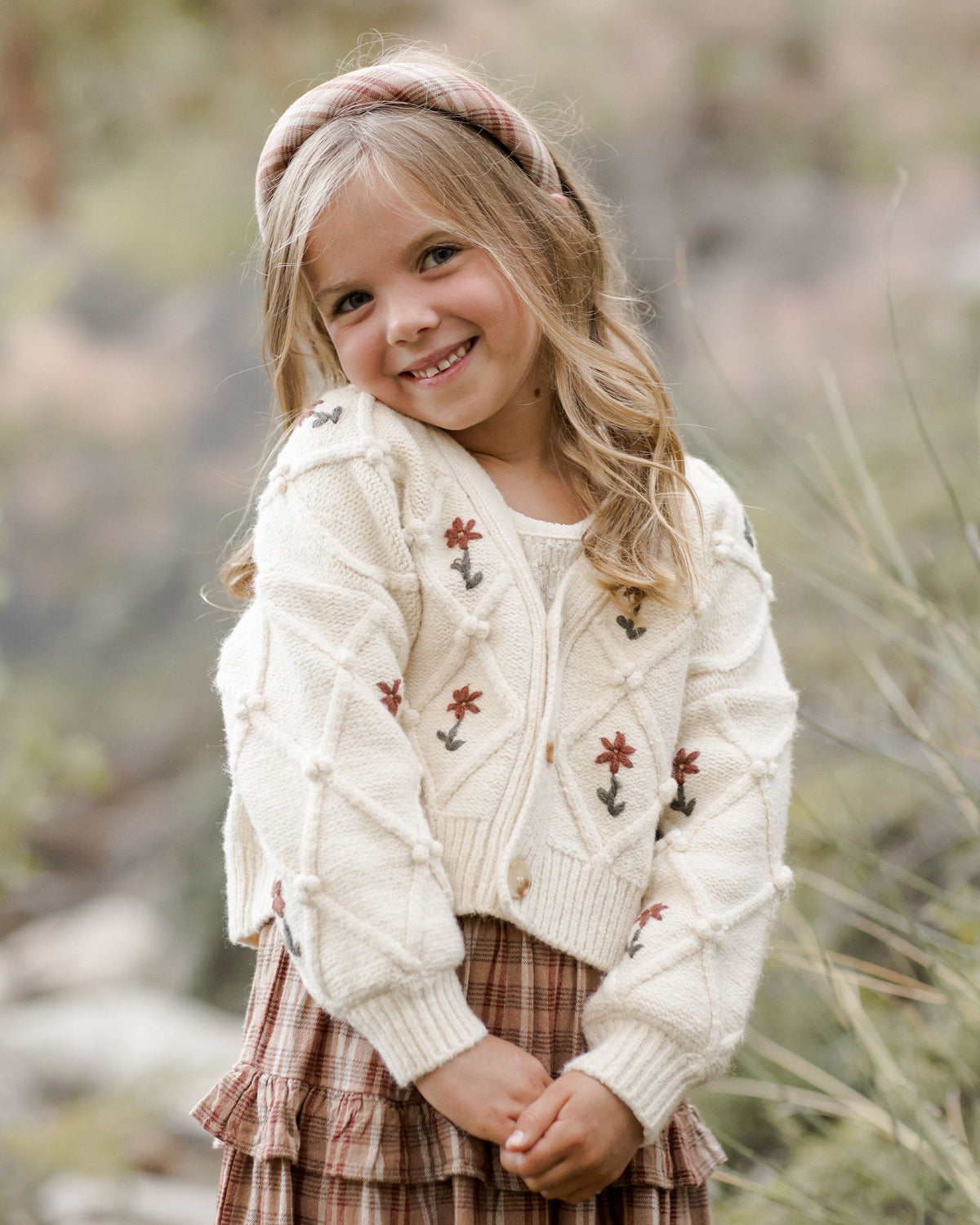 Winter Floral Cardigan