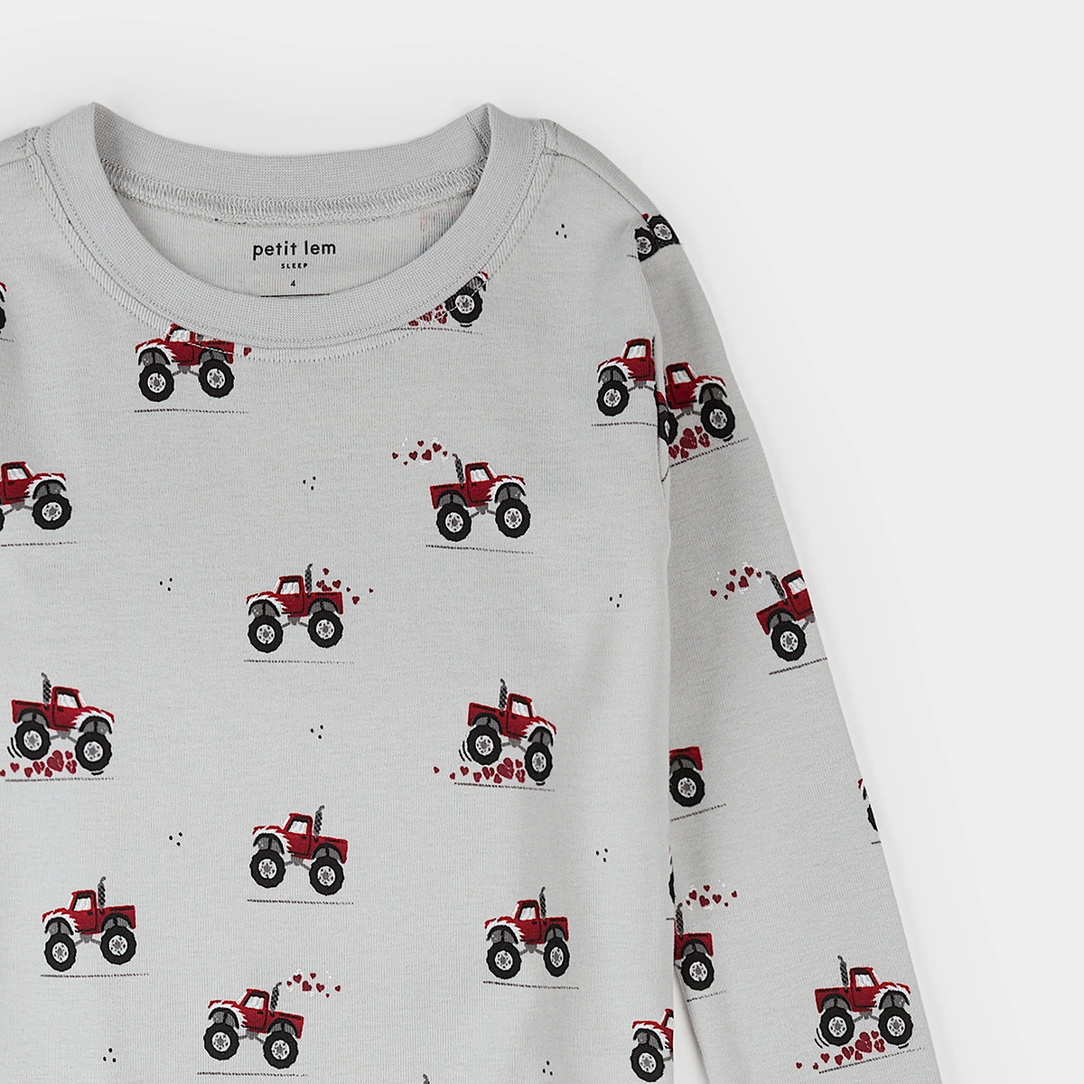 Monster Truck Love Pajama Set