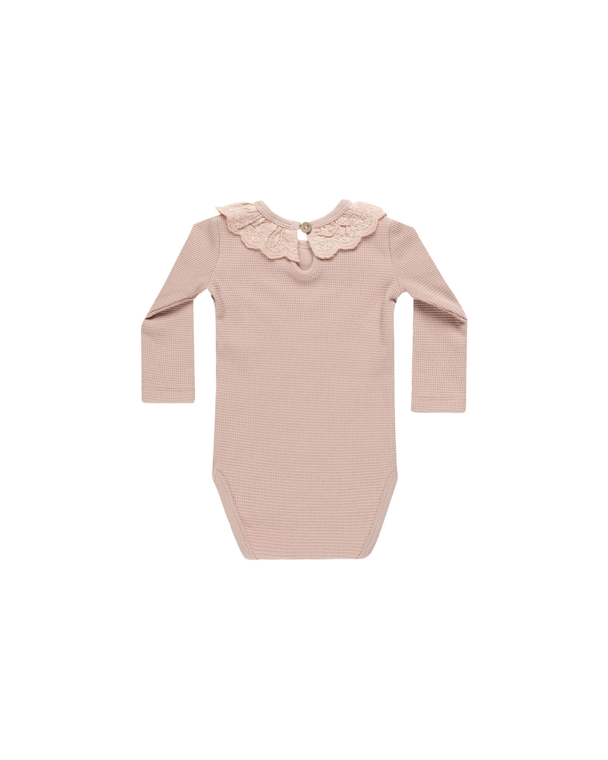 Blush Ruffle Collar Bodysuit