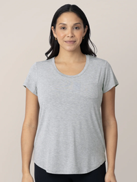 Heather Grey Everyday Maternity & Nursing T-shirt