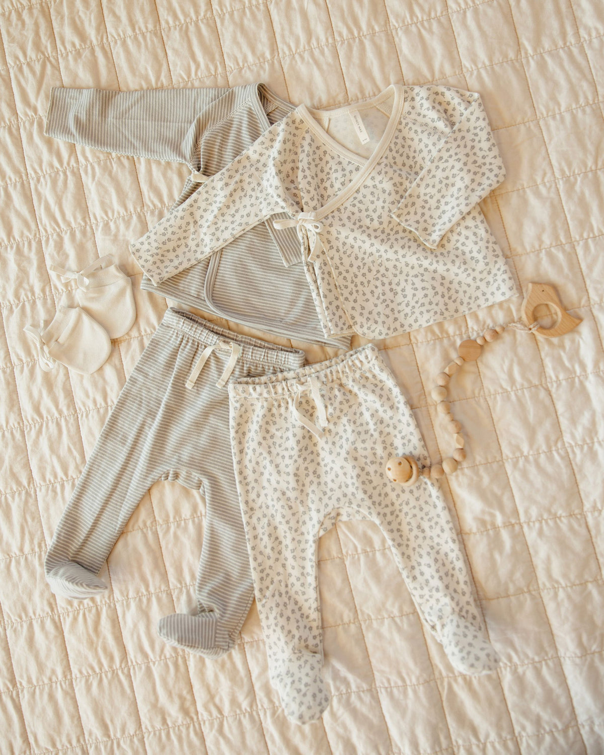 Blue Stripe Layette