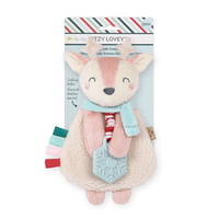 Pink Reindeer Plush Lovey