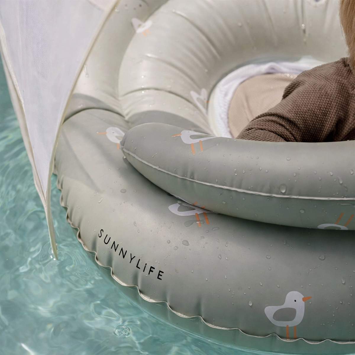 Sammy the Seagull Green Baby Float
