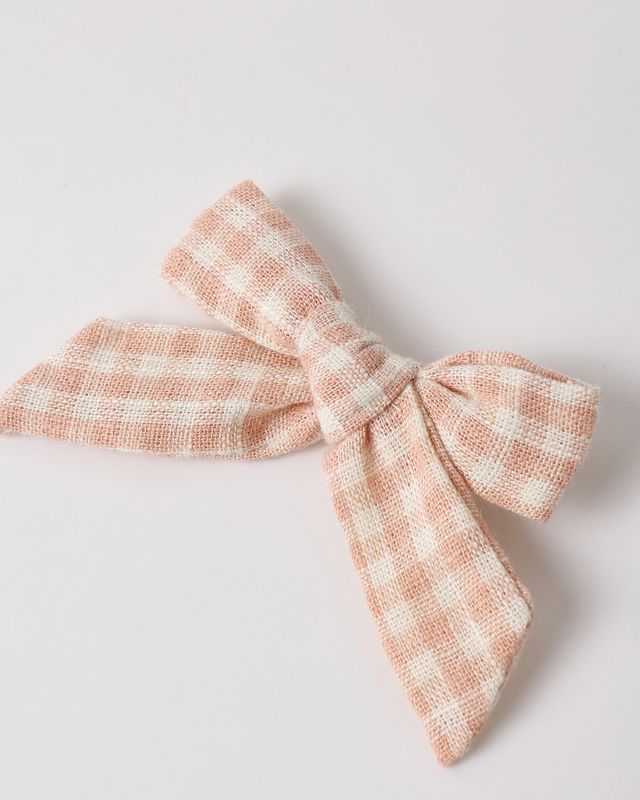 Petal Gingham Bows 2pk