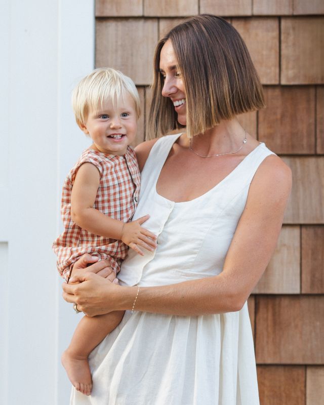 Poppy Gingham Mavrick Romper