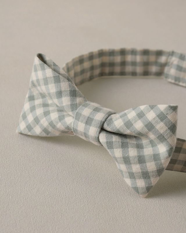Eucalyptus Check Bow Tie
