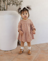 Rose Ditsy Tiered Dress