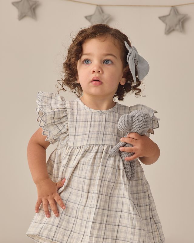 Blue Plaid Alina Dress
