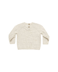 Speckled Natural Knit Sweater