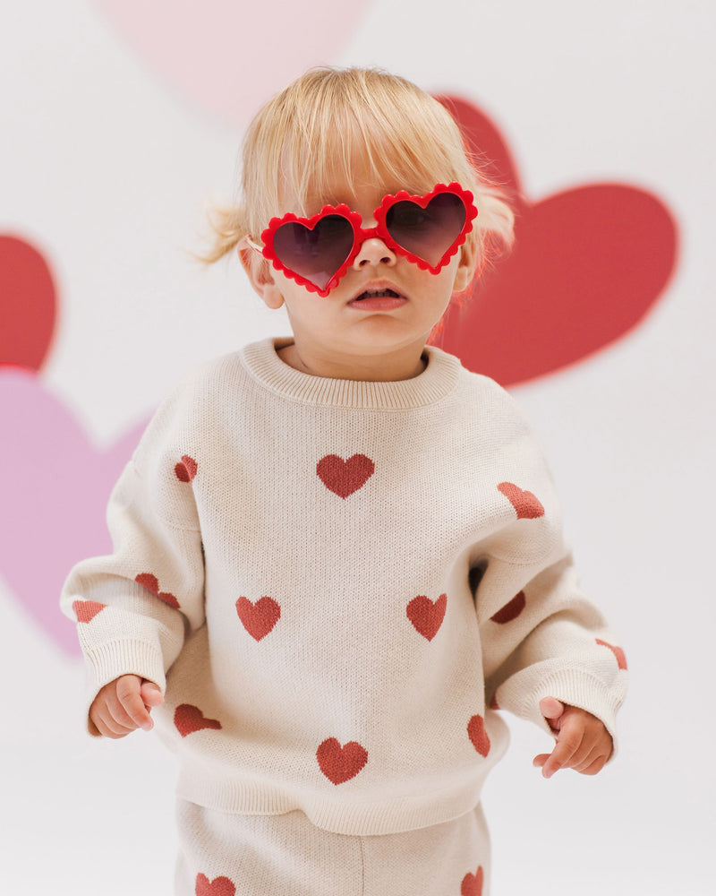 Red Heart Knit Sweater