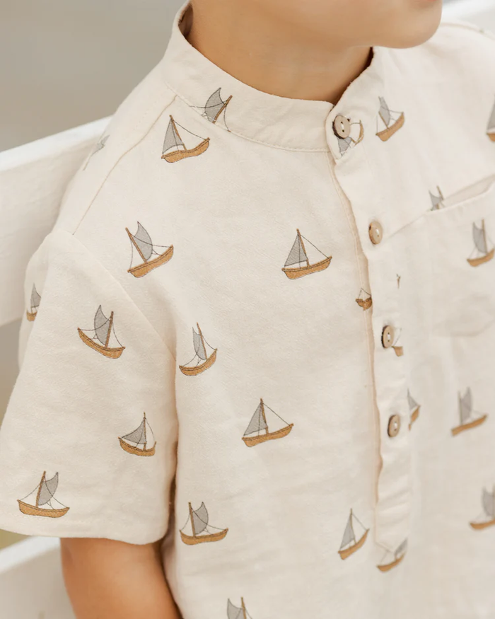 Sailboats Mason Shirt