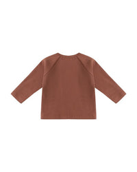 Cranberry Henley Knit Top