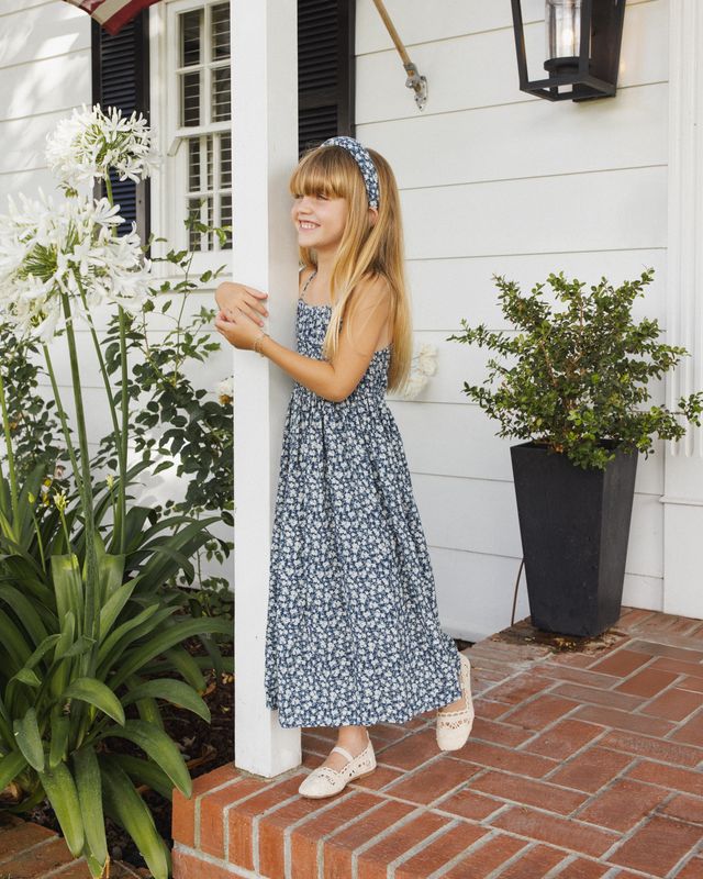 Navy Floral Delia Dress