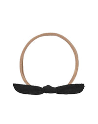 Black Little Knot Headband