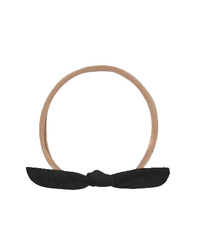 Black Little Knot Headband