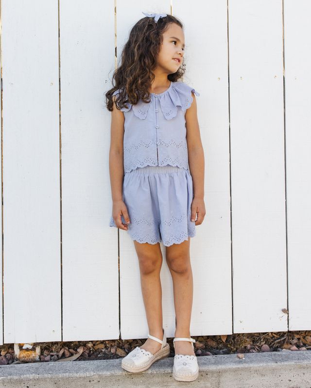 Periwinkle Remi Short