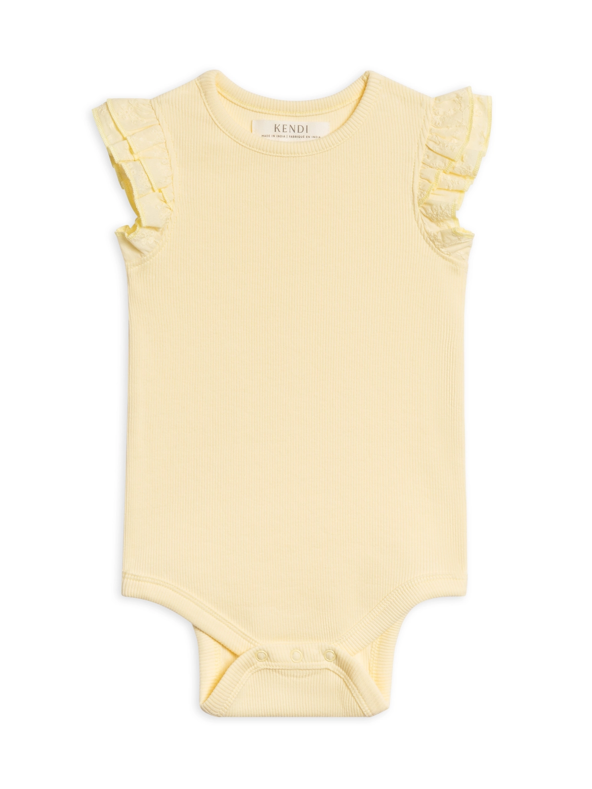 Butter Maggie Ribbed Ruffle Bodysuit