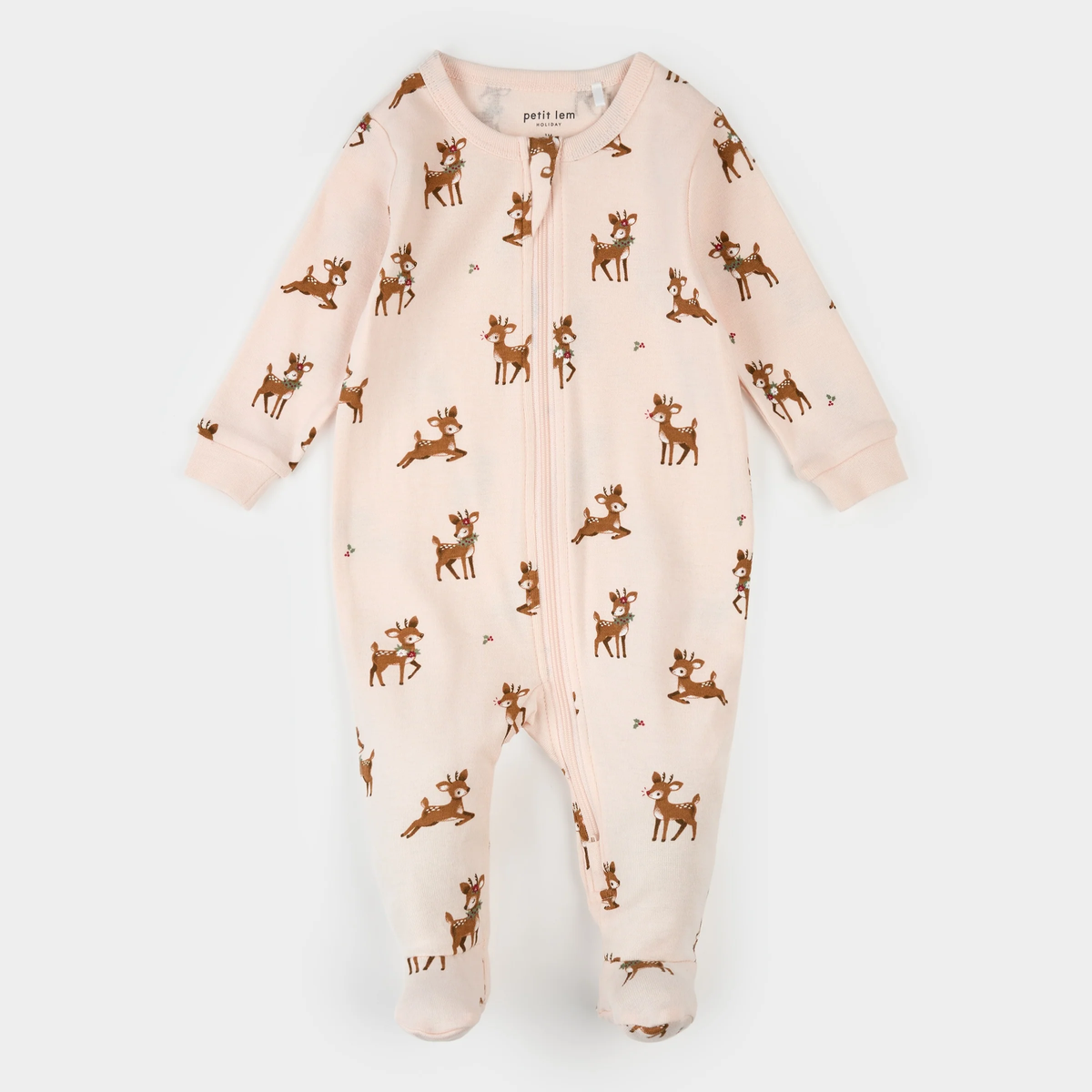 Reindeer Pink Pajama Sleeper