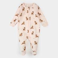 Reindeer Pink Pajama Sleeper