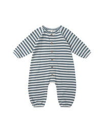 Ocean Stripe Waffle Jumpsuit