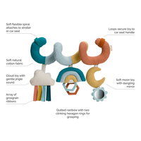 Rainbow Car Seat Activity Toy