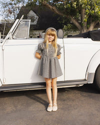 Black Check Louise Dress