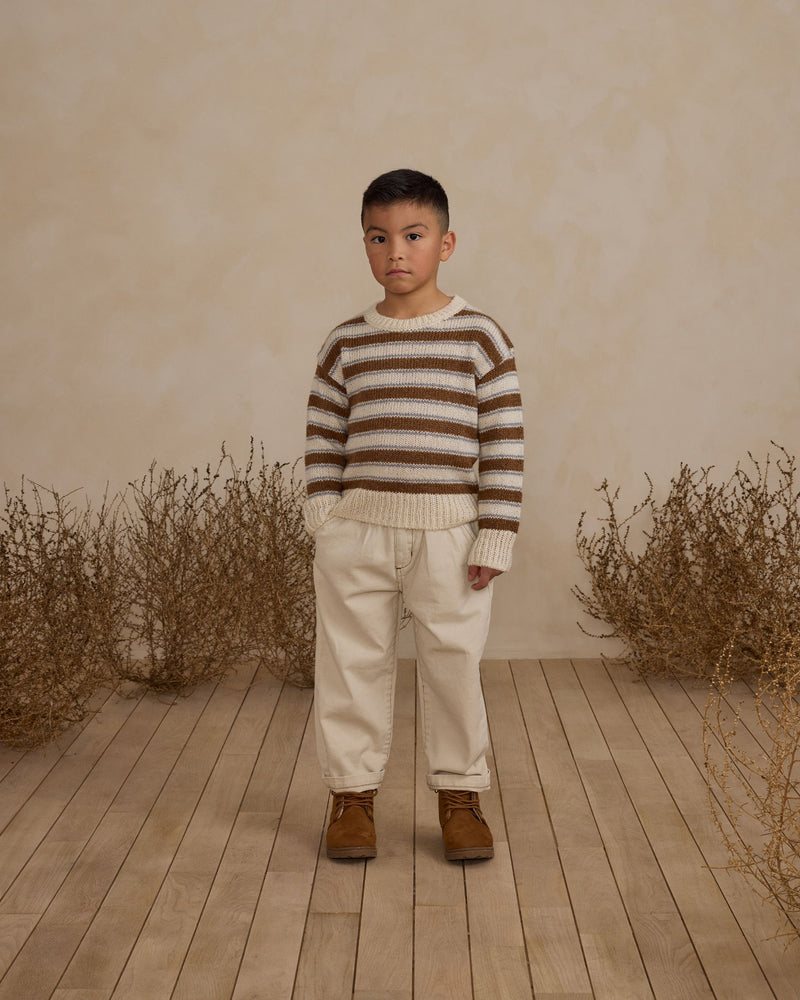 Saddle Stripe Aspen Sweater