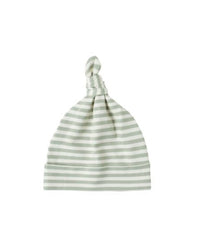 Fern Stripe Knotted Baby Hat