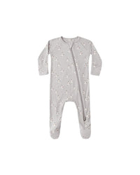 Snowmen Bamboo Zip Footie
