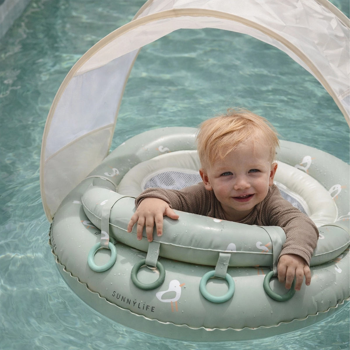 Sammy the Seagull Green Baby Float