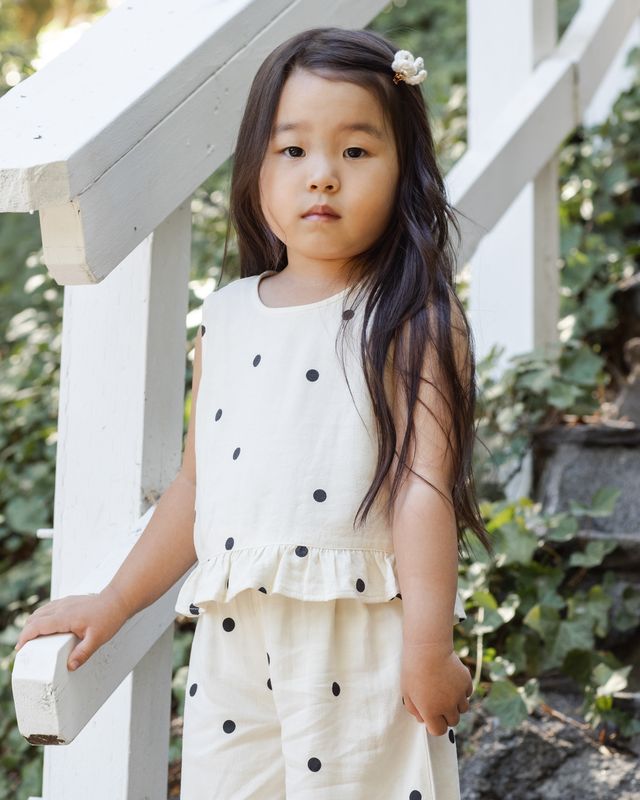 Polka Dot Wide Leg Pant