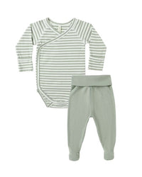 Fern Stripe Bodysuit + Pant Set
