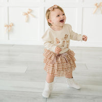 Gingham Tulle Tiered Tutu