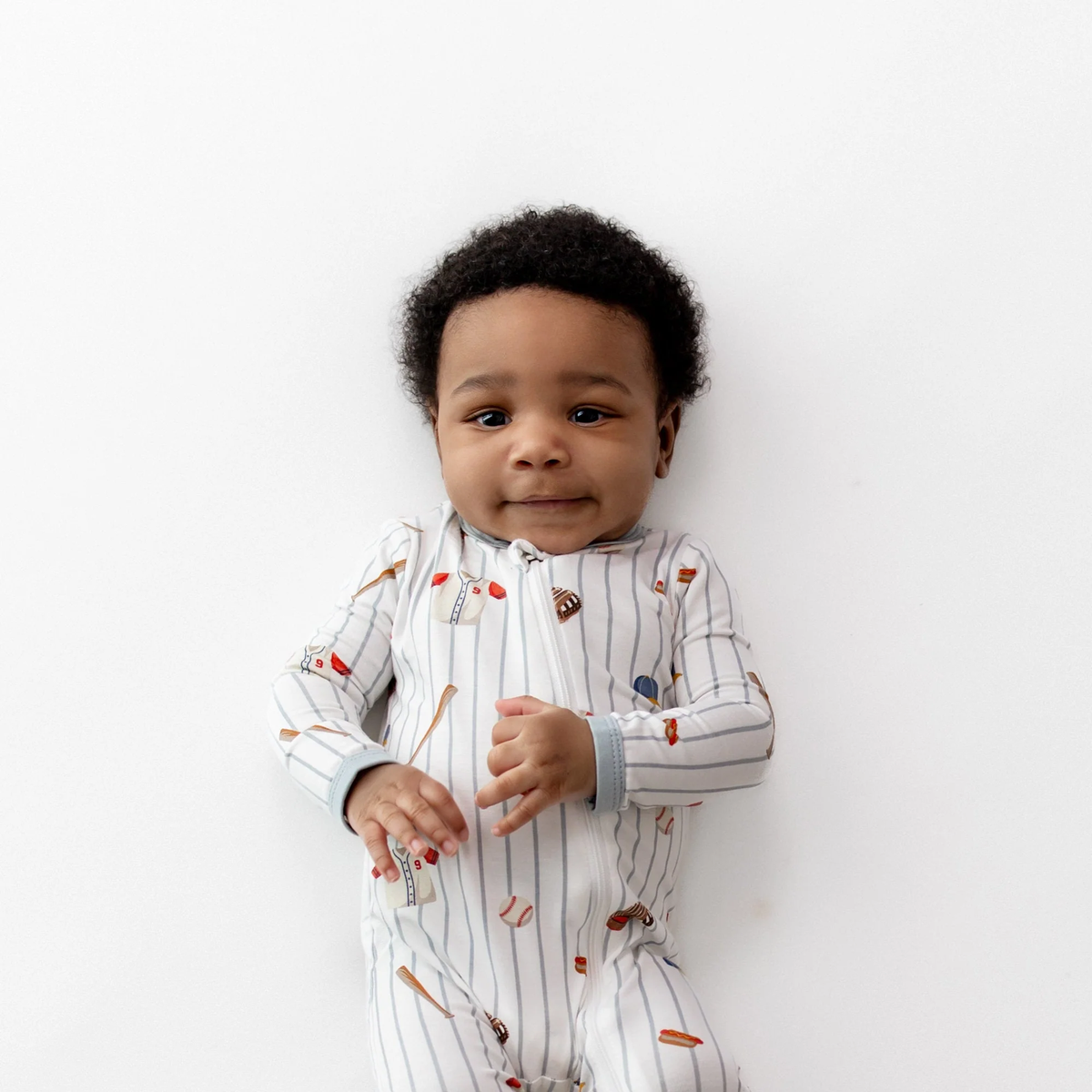 Home Run Bamboo Zippered Romper