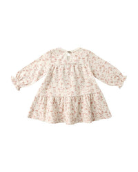 French Garden Tiered Jersey Dress