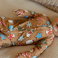 Sugar Cookies Bamboo Zip Romper