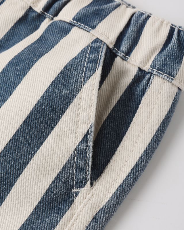 Navy Stripe Dawson Short