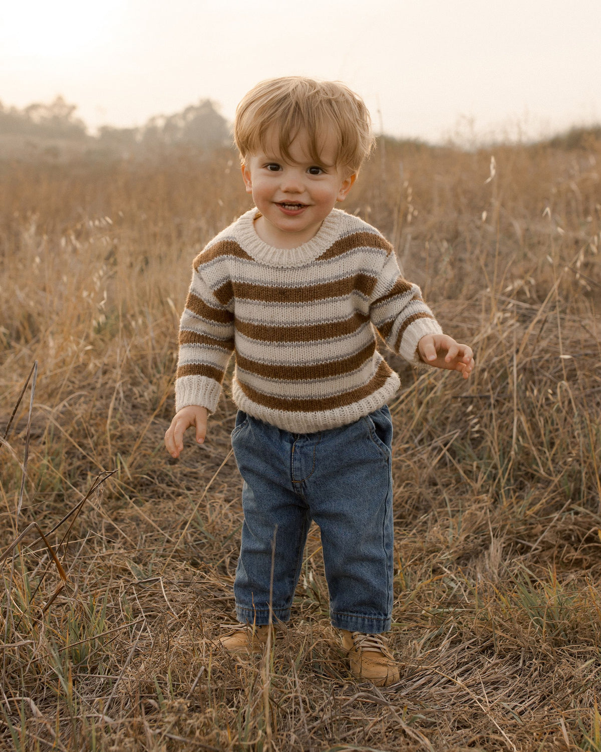 Saddle Stripe Aspen Sweater