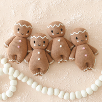 Baby Gingerbread Knitted Doll