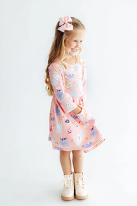 Spooky Sweetheart Pocket Twirl Dress