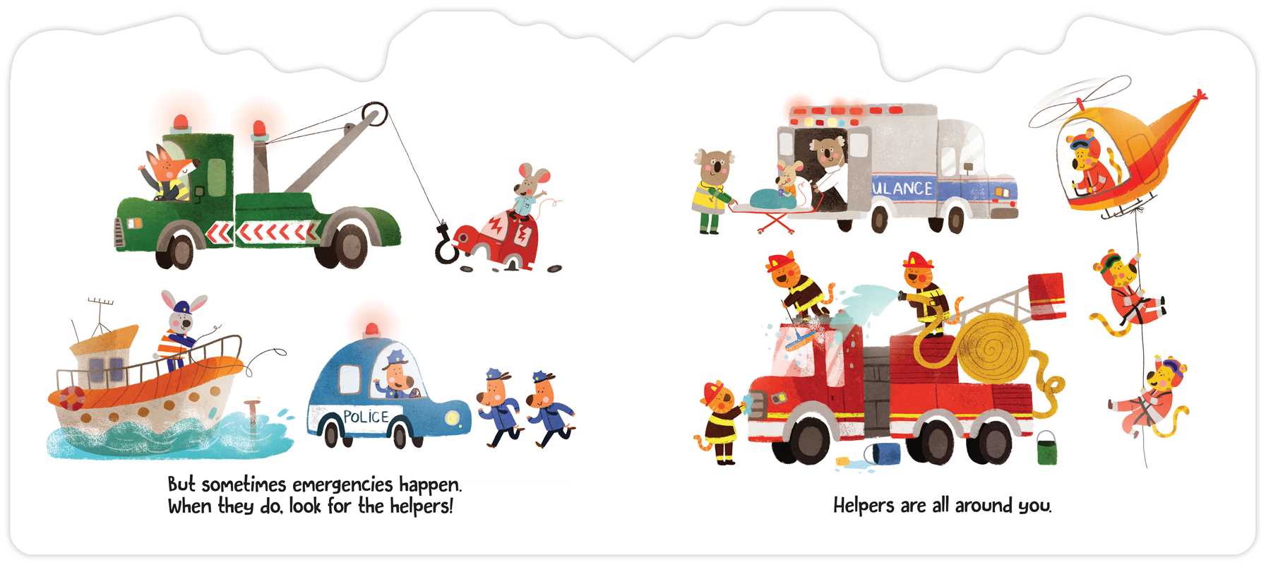 Here Come the Helpers Book