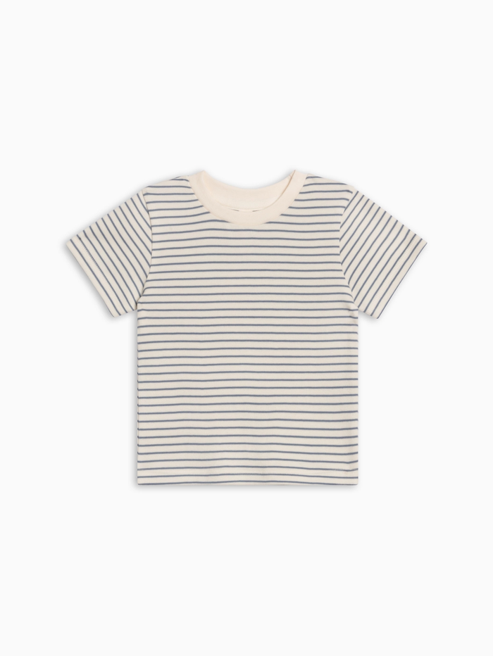 Bay Stripe Short Sleeve Crew