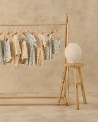 Blue Ditsy Modal Swing Top + Bloomer Set