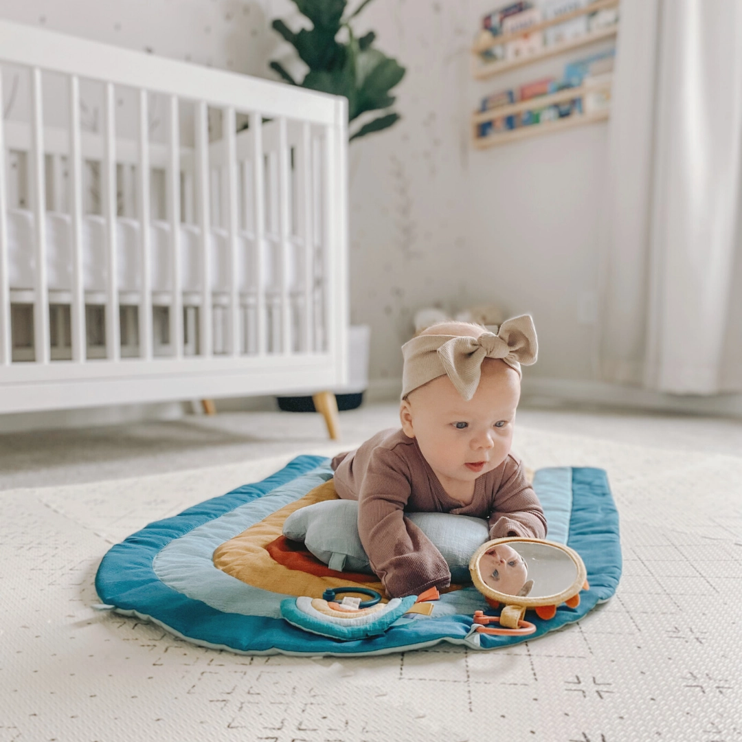 Rainbow Tummy Time Mat Set