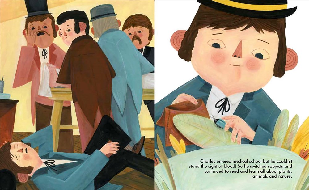 Charles Darwin Little People Book